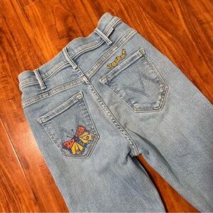 Mother Denim The Hustler Ankle Fray Jeans